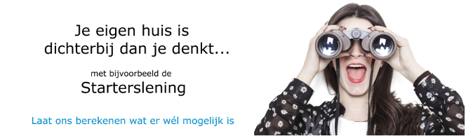 Je eigen huis is dichterbij dan je denkt met bijvoorbeeld de Starterslening